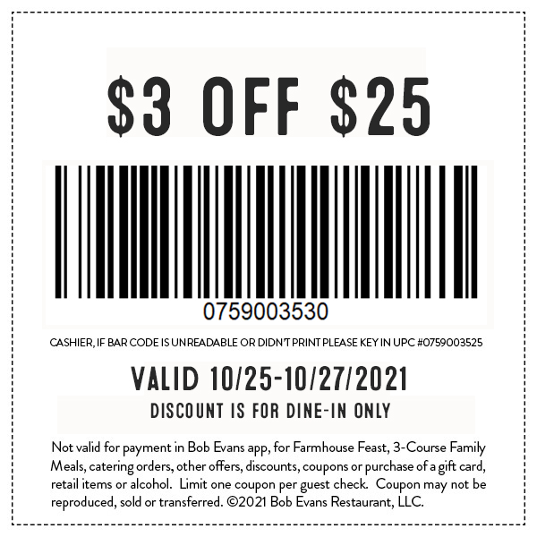 Bob Evans Restaurants Offers